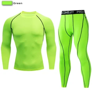2pcs Men Compression Sportswear