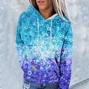 Plus Size Women's Hooded Sweatshirt