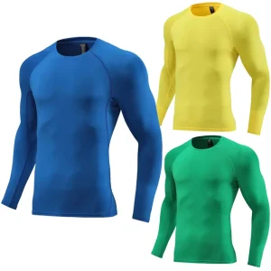 Compression Men Long Sleeve Slim Tops