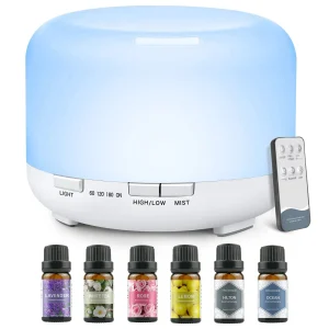 6 Bottle 500ML Aromatherapy Oil Diffuser