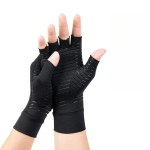 1Pair Unisex Fingerless Arthritis Gloves