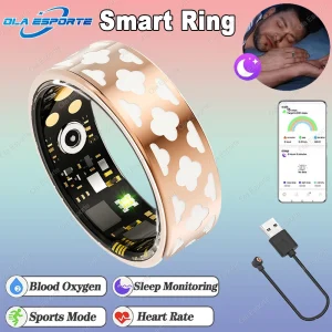 Women Gold Smart Ring
