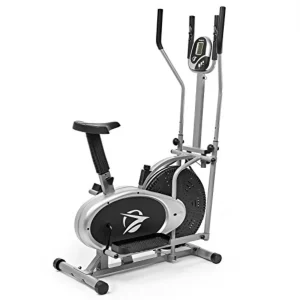 2 in 1 Elliptical Machine Cross Trainer Home Gym Exercise Bike