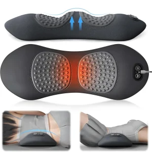 Electric Lumbar Support Pillow 3-in-1 Back Massager