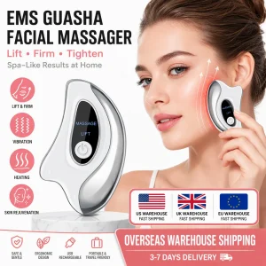 Electric Gua Sha Face Massager with Heated Vibration